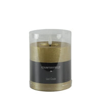 Countryfield LED-Stumpenkerze Gold Ø 10 ×...