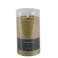 Countryfield LED-Stumpenkerze Gold Ø 10 ×...