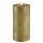 Countryfield LED-Stumpenkerze Gold Ø 10 × 22,5 cm, Echtwachs, Timer, IP20